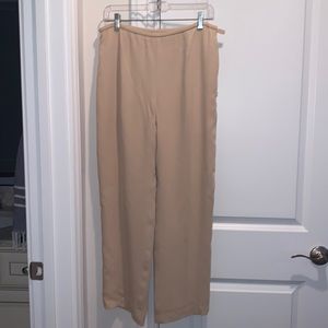 Tan trousers by Dana Buchman